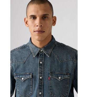 Levi's Western Standaard Shirt blauw