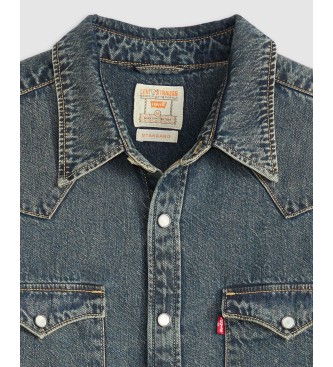 Levi's Western Standaard Shirt blauw
