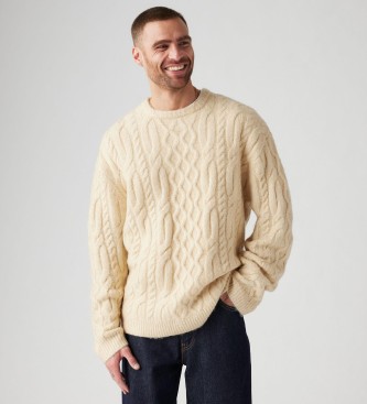 Levi's Rundhals-Pullover Batterie beige