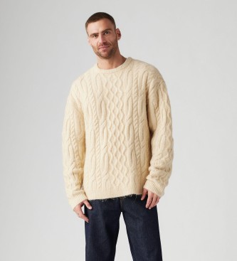 Levi's Rundhals-Pullover Batterie beige