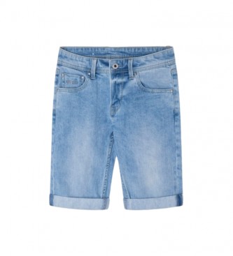 Pepe Jeans Shorts in denim azzurro Becket