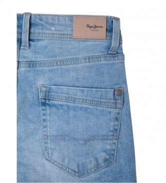 Pepe Jeans Shorts in denim azzurro Becket