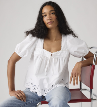 Levi's Blus med vit Darling genombruten