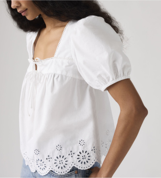 Levi's Blus med vit Darling genombruten