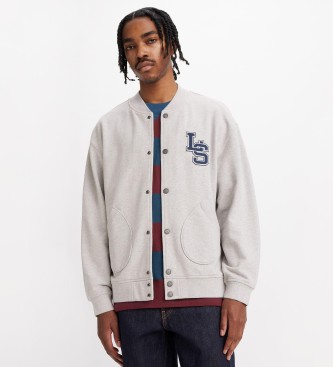 Levi's Szary kardigan bomber