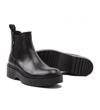 Levi's Bria Bria Chelsea botas de couro preto