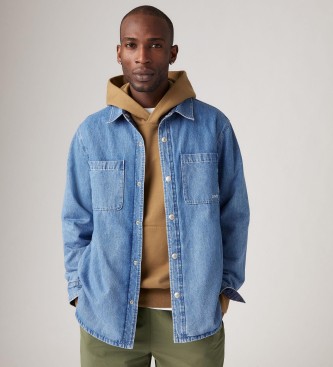 Levi's Bryant Quilted Reversible Overshirt  blue