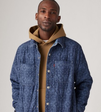 Levi's Bryant Quilted Reversible Overshirt  blue