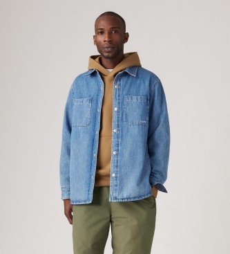 Levi's Bryant Quilted Reversible Overshirt  blue