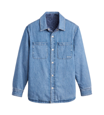 Levi's Bryant Quilted Reversible Overshirt  blue