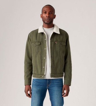 Levi's Giacca Sherpa verde di tipo 3