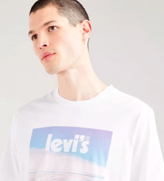 Levi's T-shirt bianca dalla vestibilità comoda