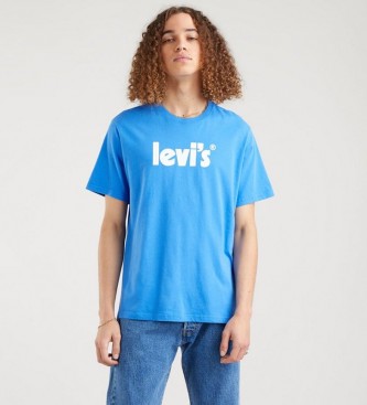 Levi's T-shirt blu dalla vestibilità rilassata - Esdemarca Store moda,  calzature e accessori - migliori marche di scarpe e scarpe firmate