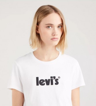 Levi's T-shirt graphique avec logo, blanc