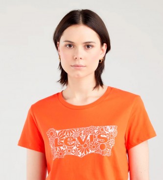 Levi's T-shirt laranja perfeita