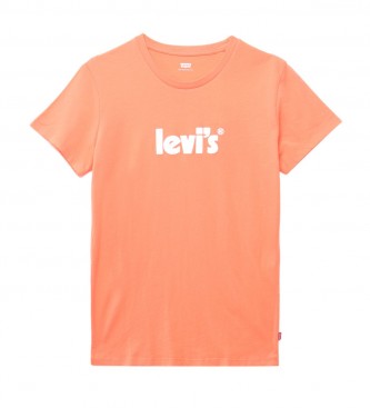 Levi's T-shirt com logótipo laranja