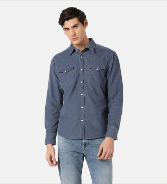 Levi's Camicia blu western Barstow