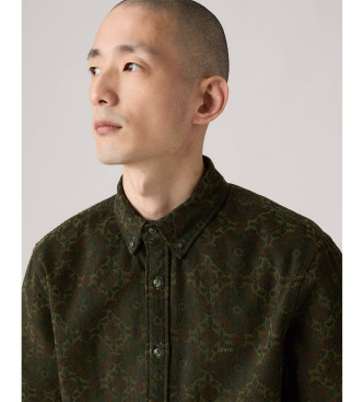 Levi's Authentic Button Down Shirt dark green
