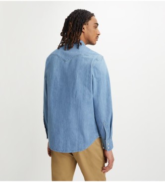 Levi's Barstow standard fit shirt blue