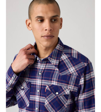Levi's Barstow Standard Fit Corduroy Western Shirt bleu