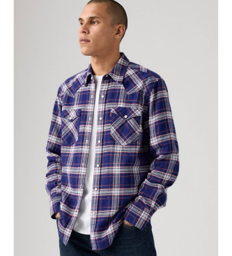 Levi's Barstow Standard Fit Corduroy Western Shirt bleu