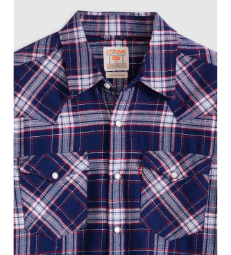 Levi's Barstow Standard Fit Corduroy Western Shirt bleu