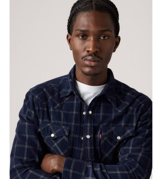 Levi's Barstow Standard Fit Corduroy Western Shirt navy