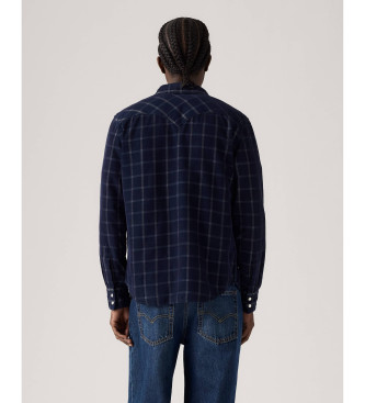 Levi's Barstow Standard Fit Corduroy Western Shirt navy