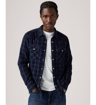 Levi's Barstow Standard Fit Corduroy Western Shirt navy