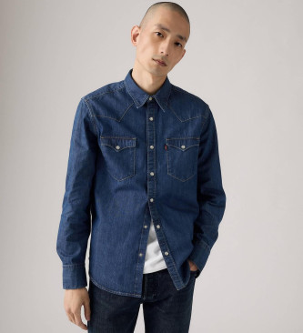 Levi's Standardna majica Western Barstow modra
