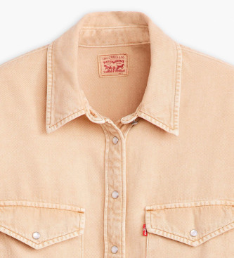 Levi's Ikonisk westernskjorte i beige