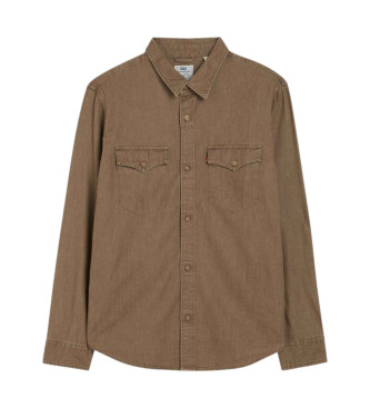 Levi's Relaxed Fit Lightweight Western Shirt brown