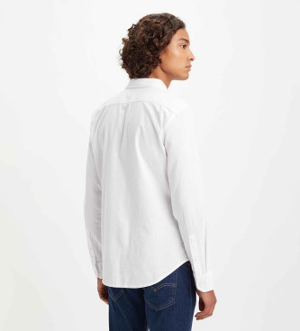 Levi's Camisa slim fit Housemark blanco