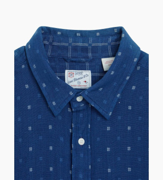 Levi's Camicia blu scuro standard a 1 tasca Sunset