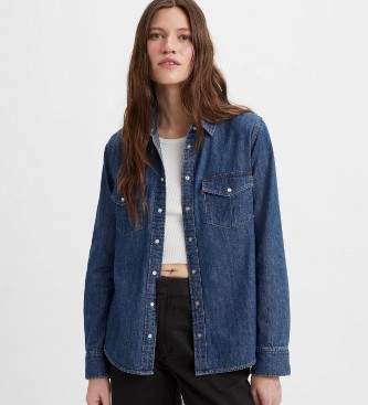 Levi's Blaues Westernhemd