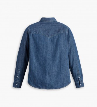 Levi's Blaues Westernhemd