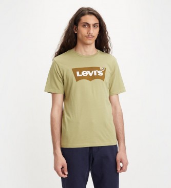 Levi's T-shirt classique à col ras du cou vert