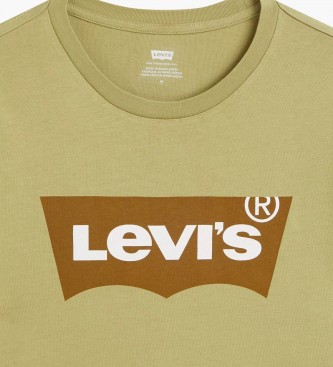 Levi's T-shirt clássica Crewneck verde