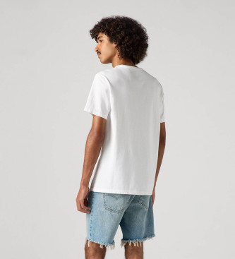 Levi's T-shirt classica con taschino bianco Pari 