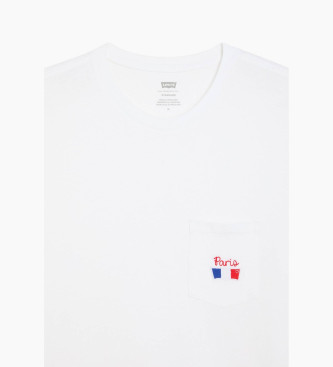 Levi's T-shirt  poches classiques Pari's blanc 