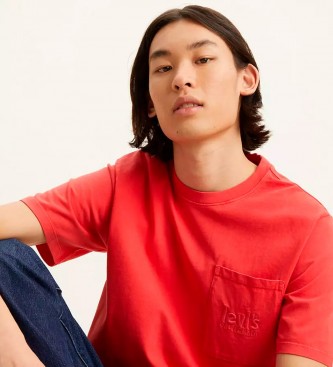 Levi's T-shirt with red pocket