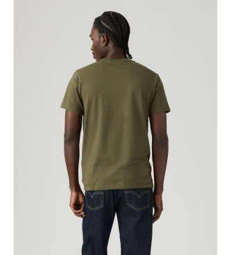 Levi's Maglietta con logo classico in verde