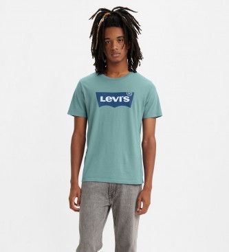 Levi's Crewneck T-shirt blue - ESD Store fashion, footwear and accessories  - best brands shoes and designer shoes