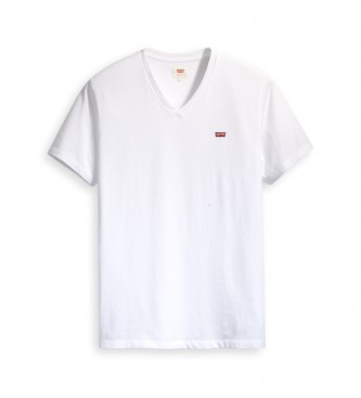 Levi's T-shirt blanc à col en V