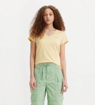 Levi's T-shirt med V-ringning The Perfect yellow