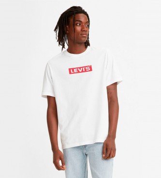 Levi s Printed T shirt with white loose fit Esdemarca Store fashion footwear and accessories best brands shoes and designer shoes