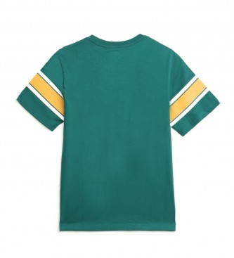Levi's Bedrukt T-shirt Ronde Hals 501 groen