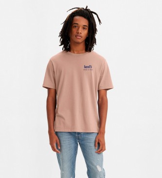 Levi's T-Shirt Passform Loose Fit Braun