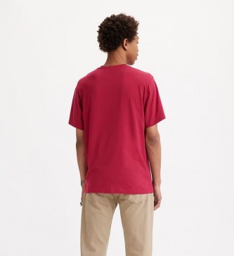 Levi's T-Shirt Passform Loose Fit Rot