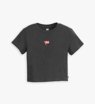 Levi's T-shirt desportiva essencial grfica preta